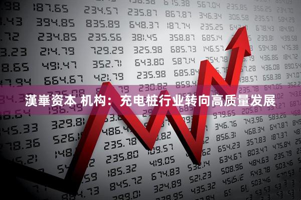 漢崋资本 机构：充电桩行业转向高质量发展